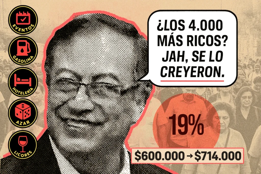 Nueva reforma tributaria de Petro afecta más que a los ricos