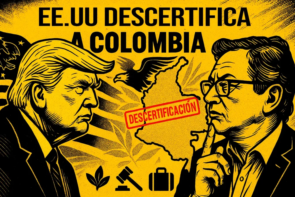 Portada Trump y Petro, descertificación